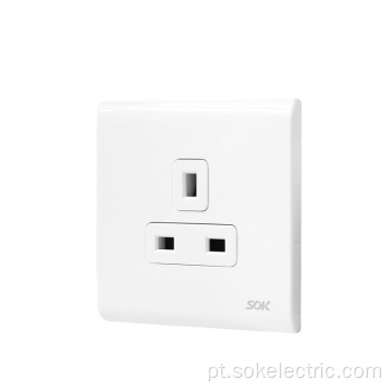 Tomada de parede britânica 1Gang BS Socket Outlet